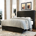 King Size Velvet Upholstered Platform Bed Frame M539