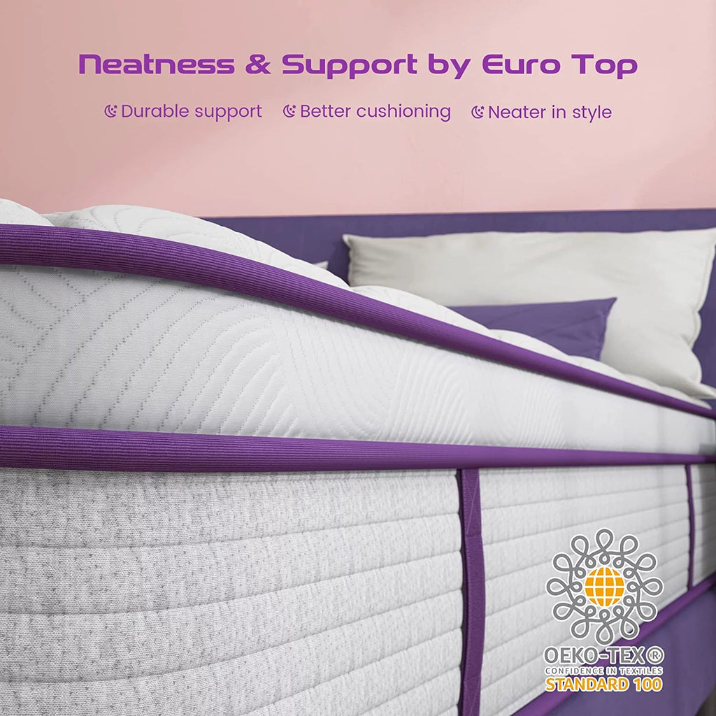 Queen Size 10 inch Memory Foam Hybrid Mattress K51604