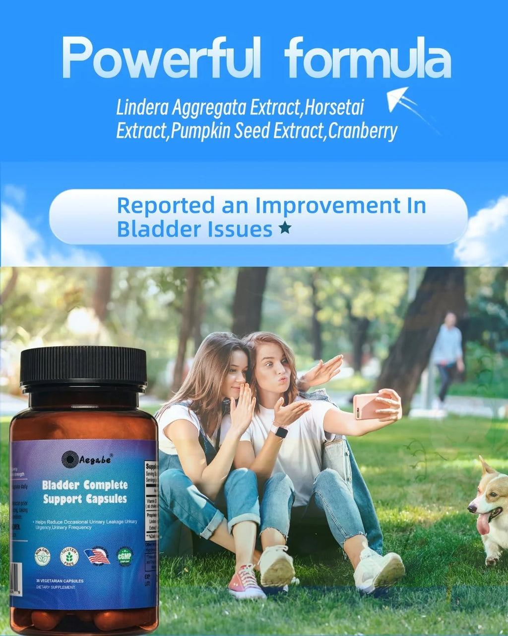 Bladder Support Capsules with Cranberry Vitamin D3 S13928
