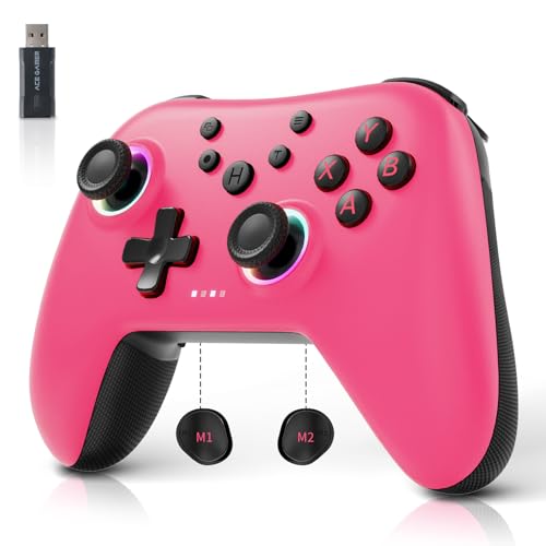 2.4G Wireless Bluetooth Controller with Linear Motors, Hall Joysticks and RGB Light N588