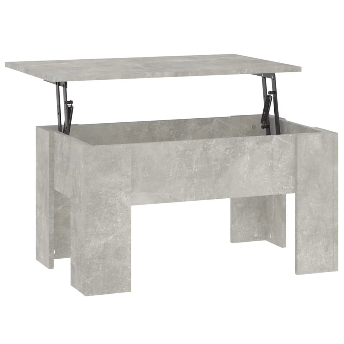 Coffee Table Concrete Gray Engineered Wood I670