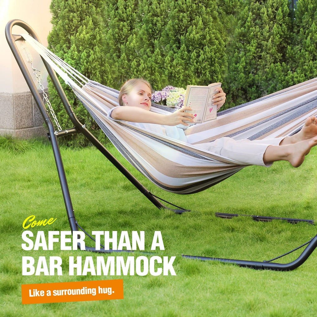 2 Person Steel Hammock with Stand R995