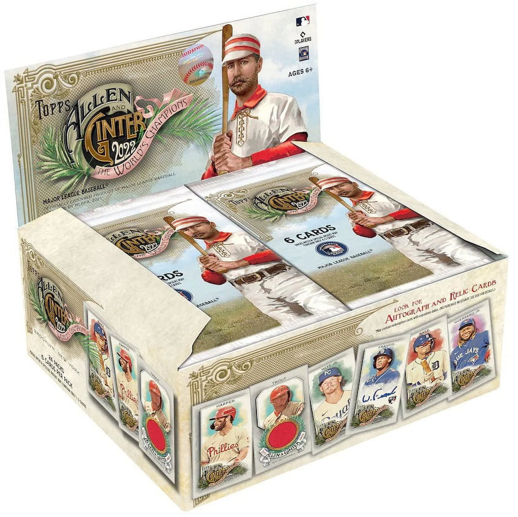 Baseball Trading Card Retail Box (24 Packs) J8640