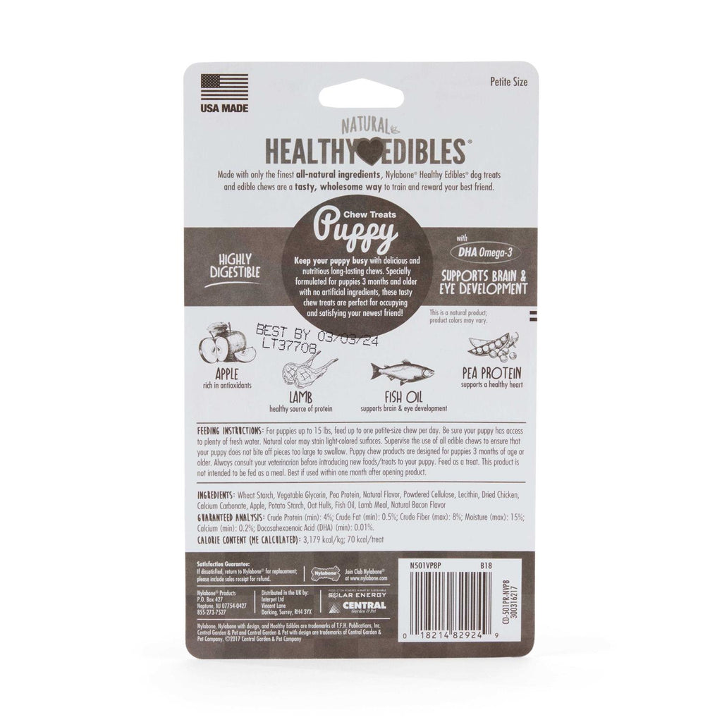 Healthy Edibles Puppy Chew Treats P210870
