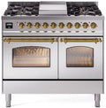 40 Dual Fuel Propane Gas Range Stainless Steel Z314