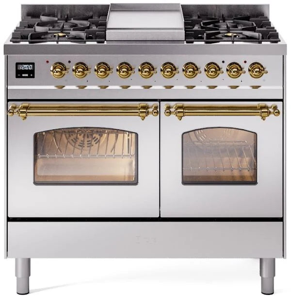 40 Dual Fuel Propane Gas Range Stainless Steel Z314