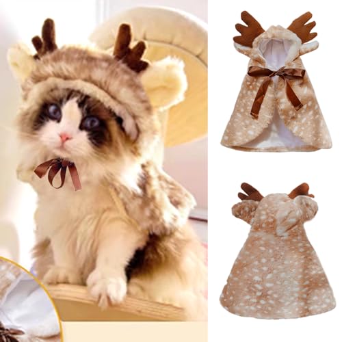 Christmas Dog Costume with Antlers F439875