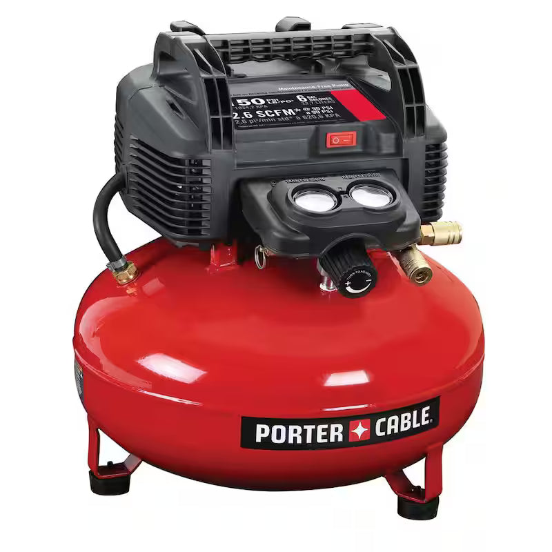 6 Gal. 150 PSI Portable Electric Pancake Air Compressor C689153
