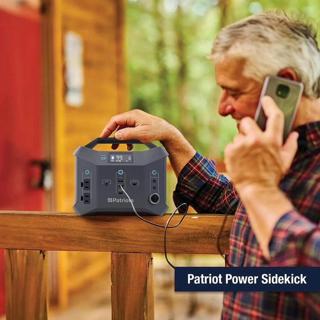 300wH Portable Power Station with 40 Watt Solar Panel O673