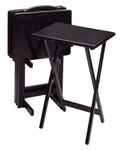 Black 5-Piece TV Table Set W741