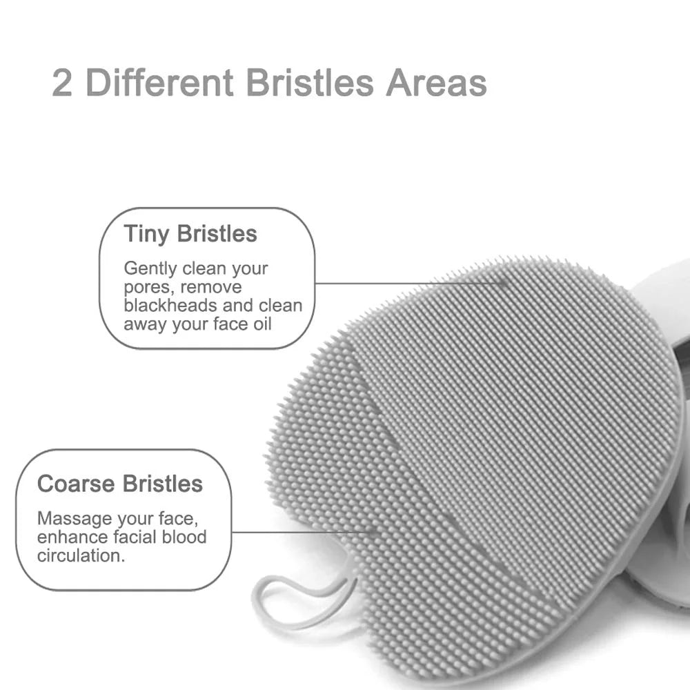 Food-grade Silicone Facial Cleansing Brush with Body Brush E744793