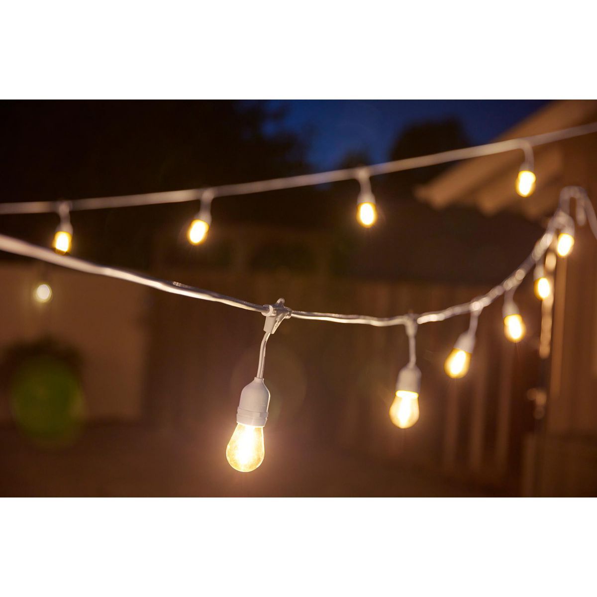Black LED Outdoor String Lights Y58506