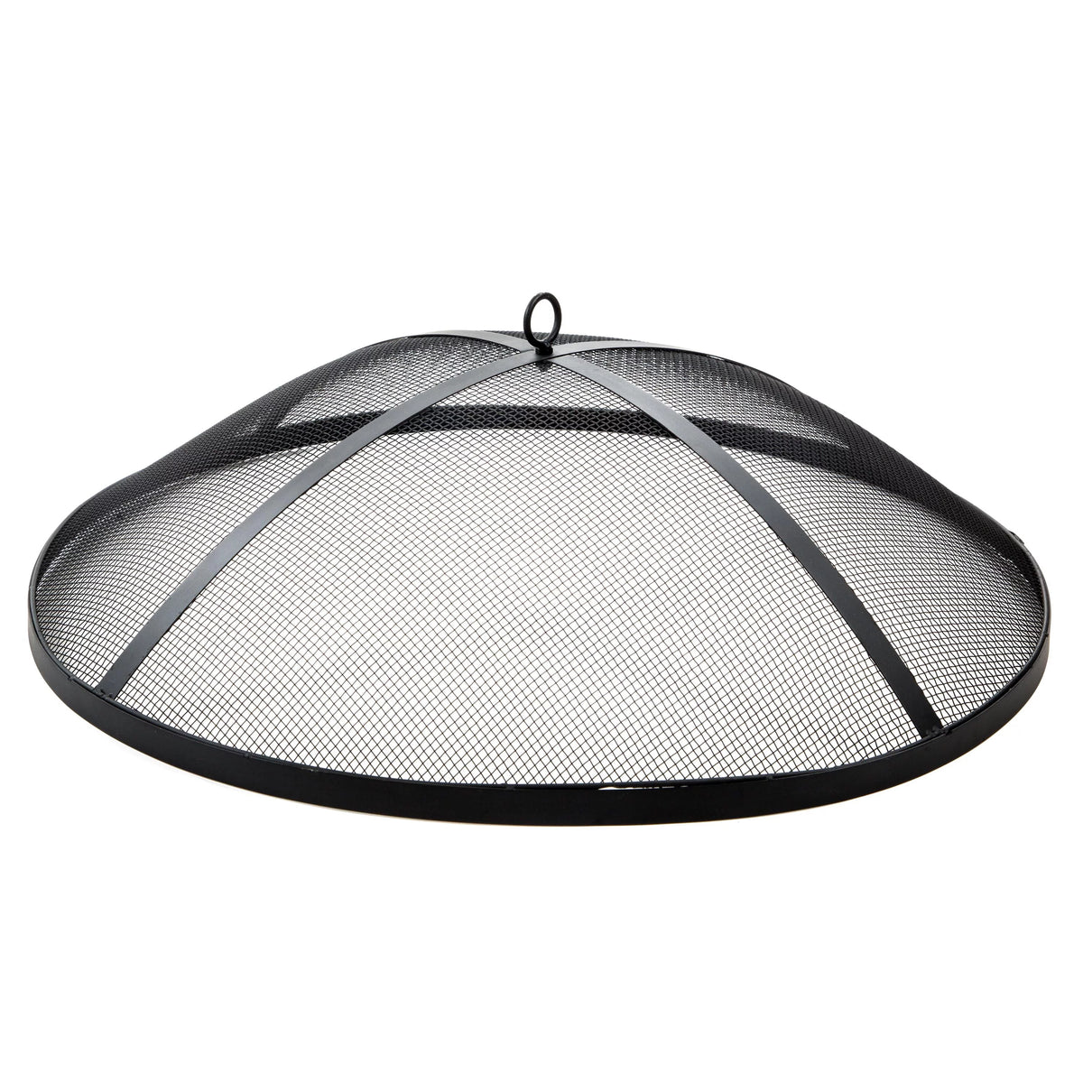 Wood Burning Fire Pit with Dome Screen & Poker Y86720