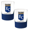 14oz. Rocks Glass Set with Silicone Grip W77918