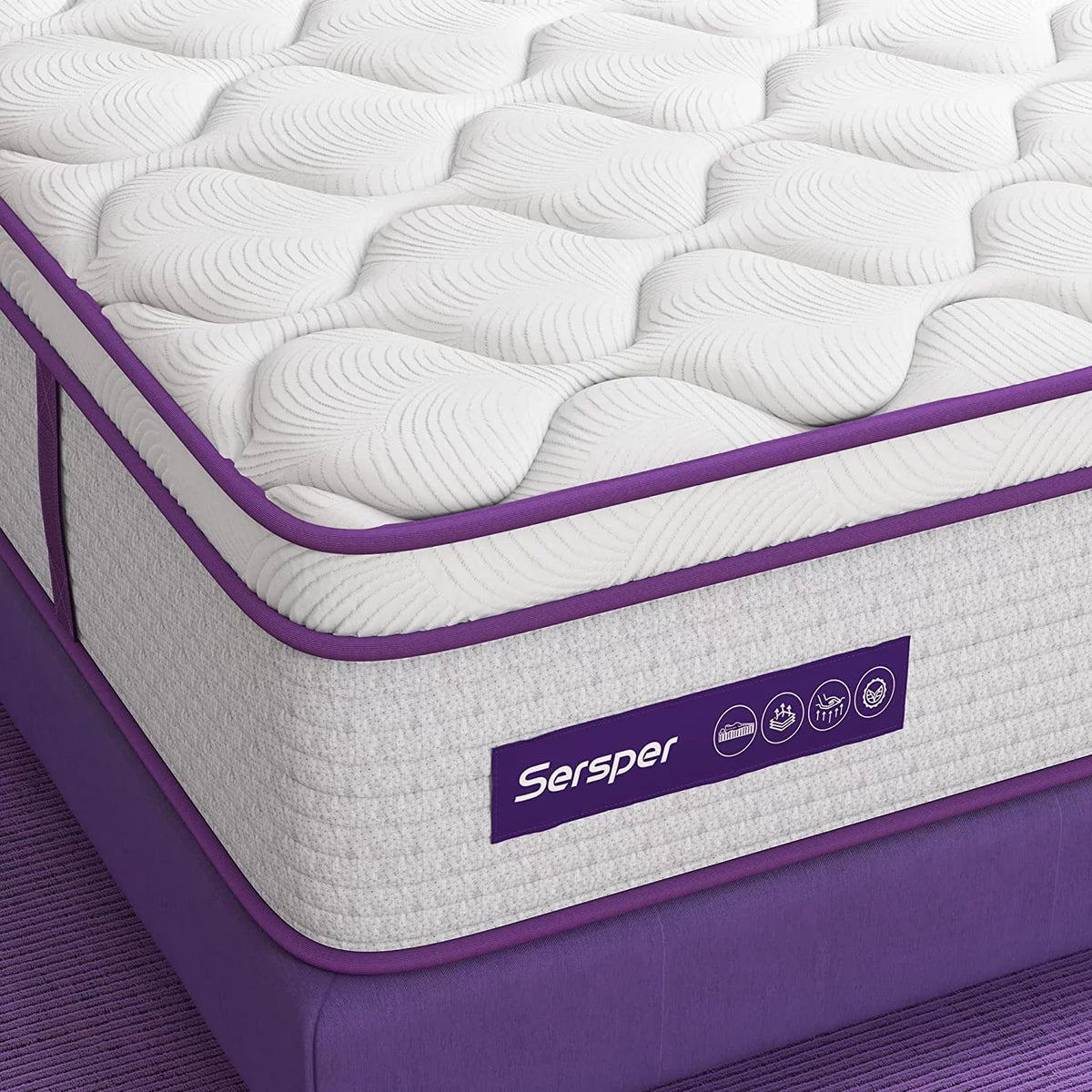 Queen Size 10 inch Memory Foam Hybrid Mattress K51604