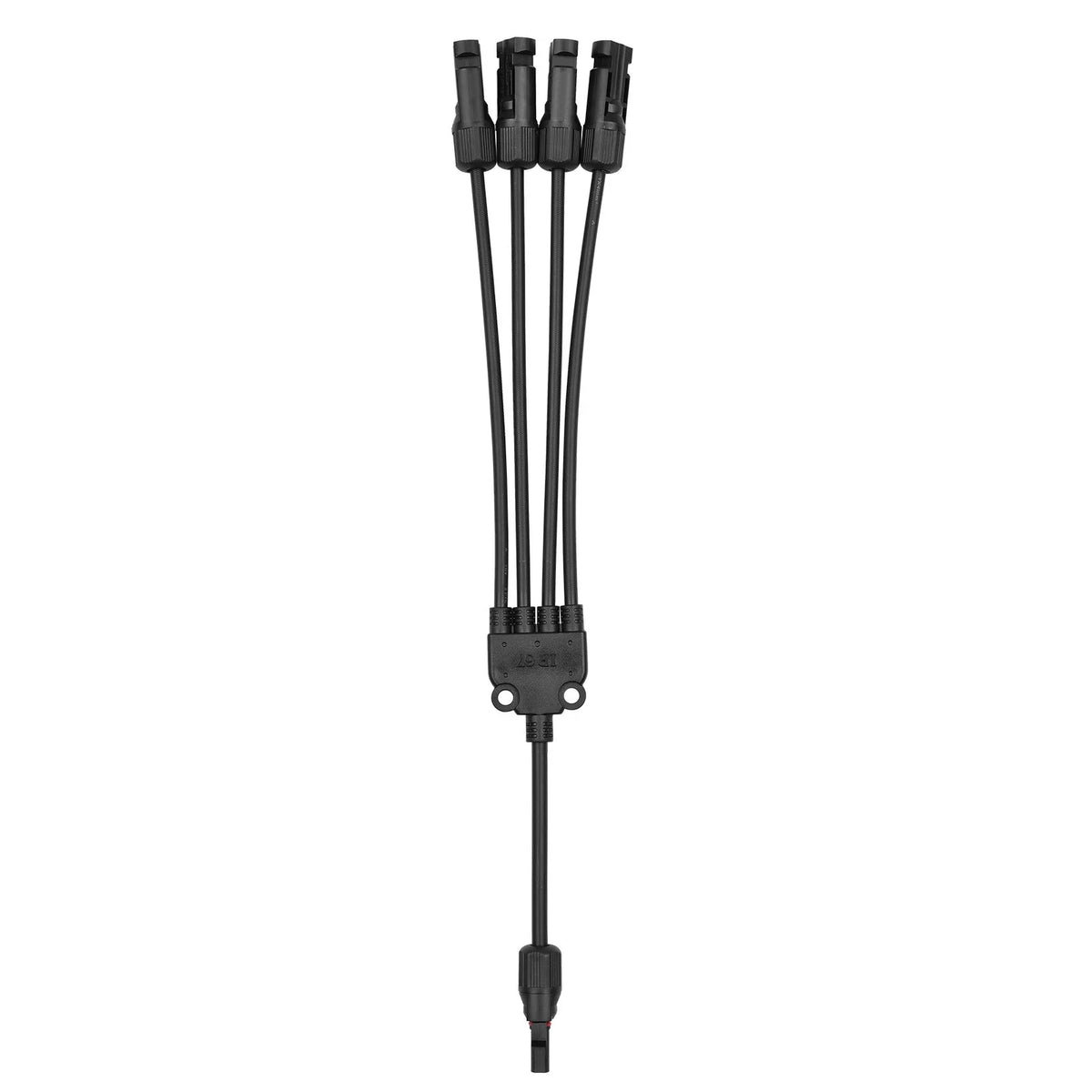4-Way Solar Cable Connector Self-locking IP67 Waterproof 12AWG D1940