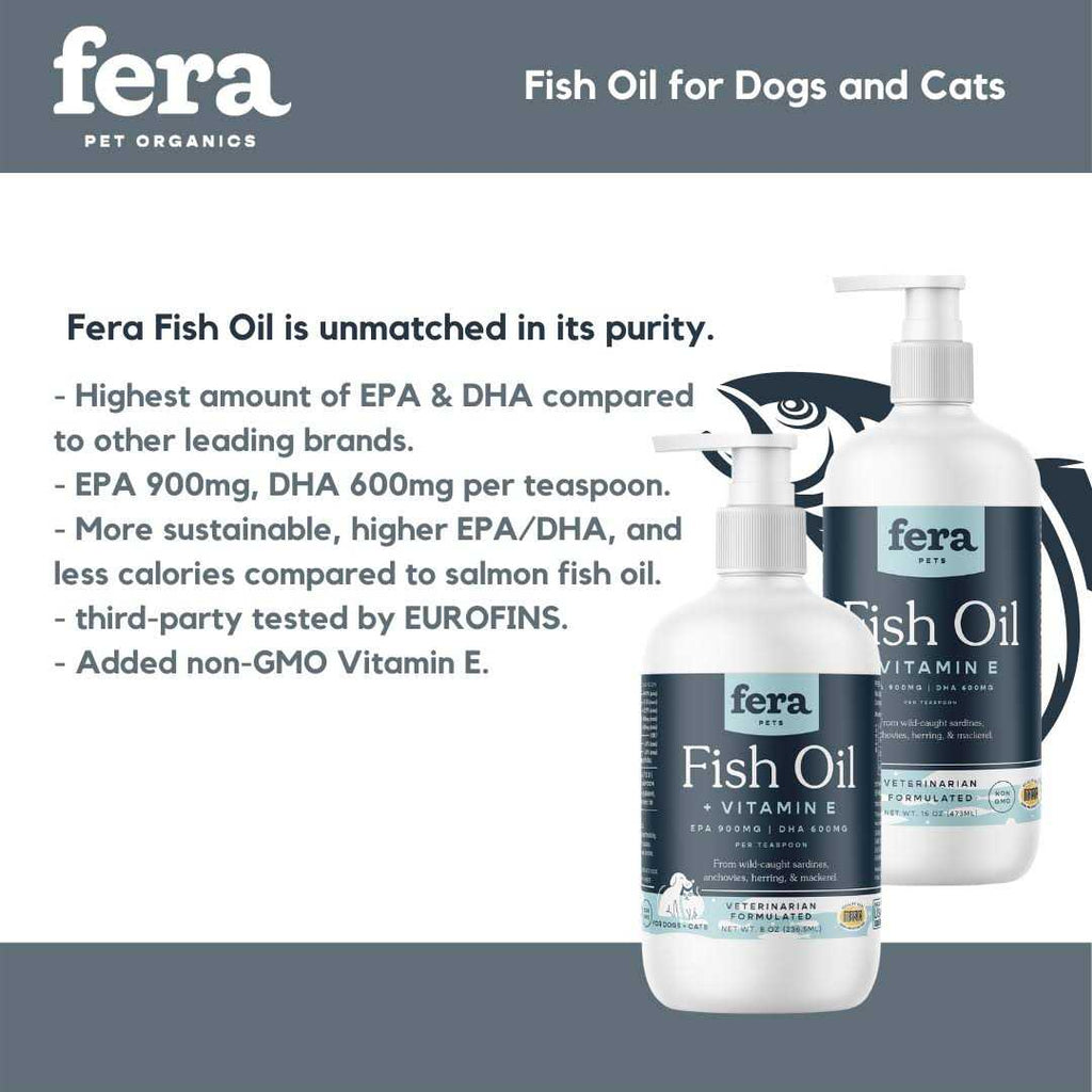 Fish Oil + Vitamin E Supplement for Dog & Cat A119832