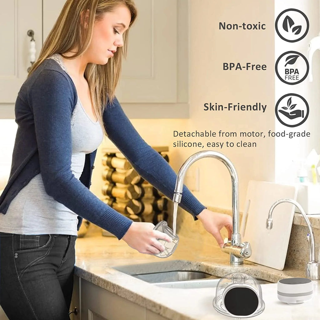 Wearable Portable Electric Breast Pump 3 Modes 9 Suction Levels White A647659