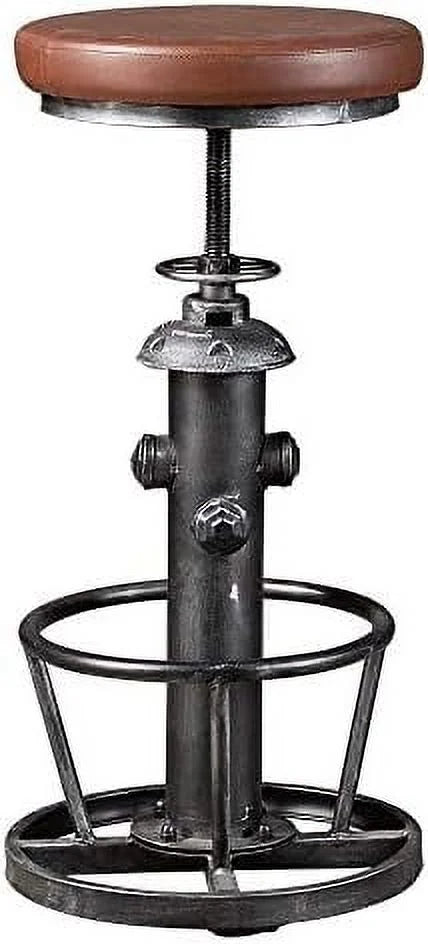 Vintage Swivel Height Adjustable Stool Y394