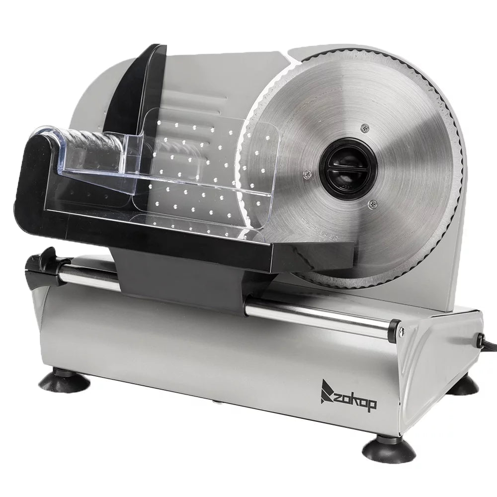 150W Electric Bread and Meat Slicer with 7.5 Inch Stainless Steel Blade T6247