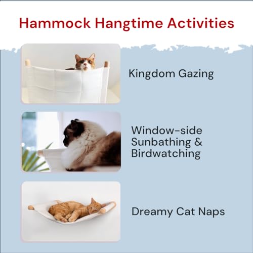 Wall Mounted Cat Hammock with Two Steps B13655