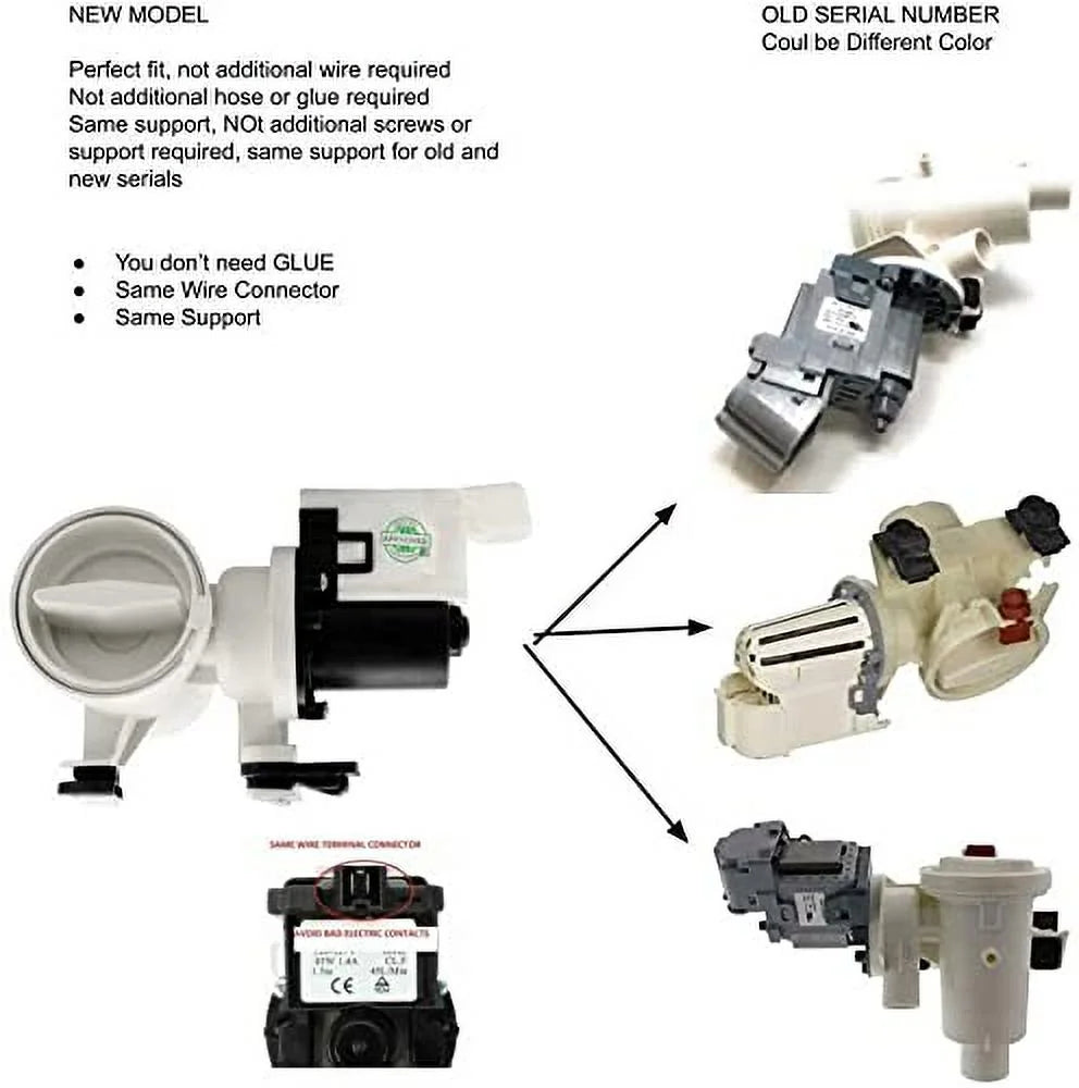 Washer Water Drain Pump W978852