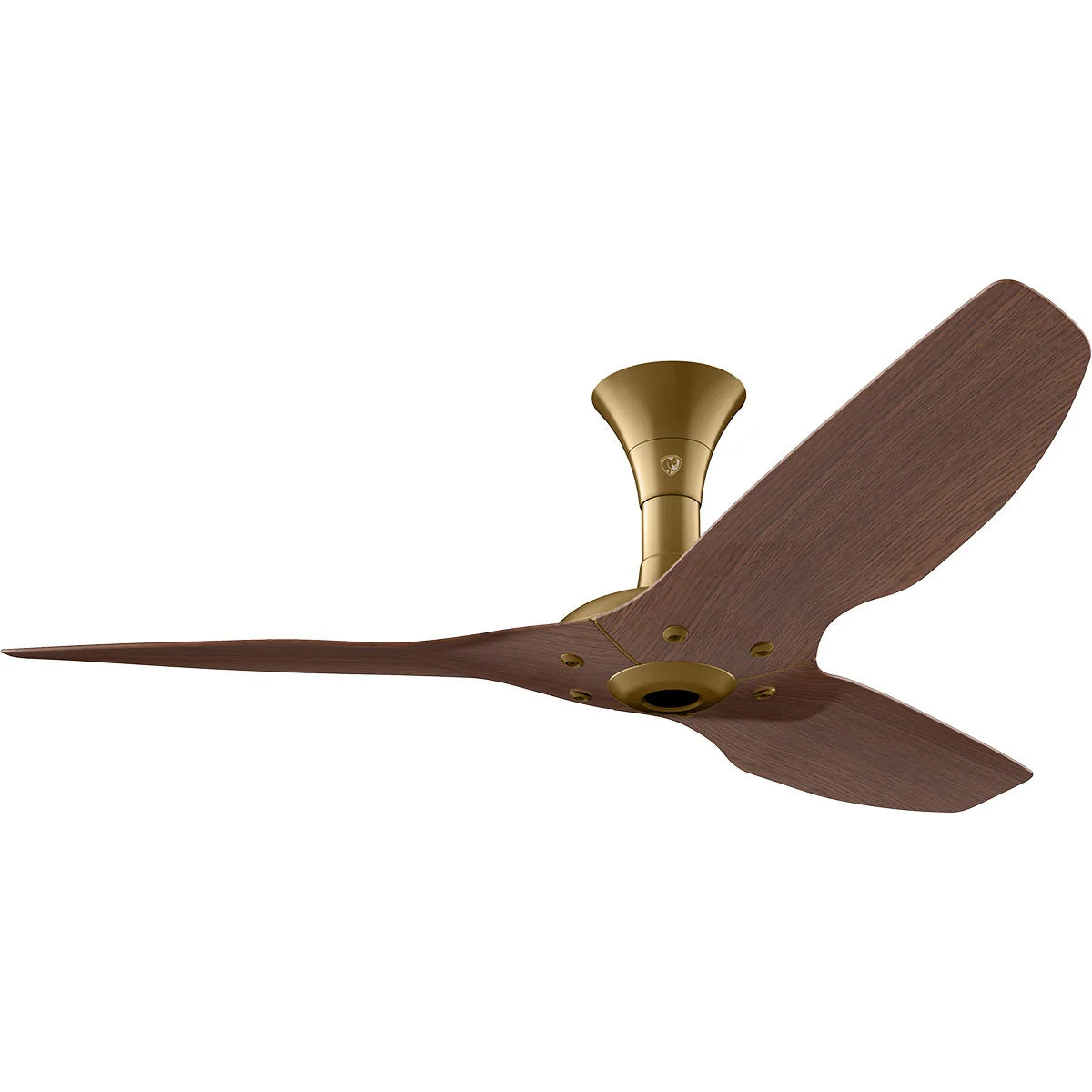 52 Ceiling Fan with Cocoa Bamboo Blades and Gold Finish P434