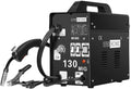 Portable No Gas MIG 130 Welder Machine 110V Black F246391