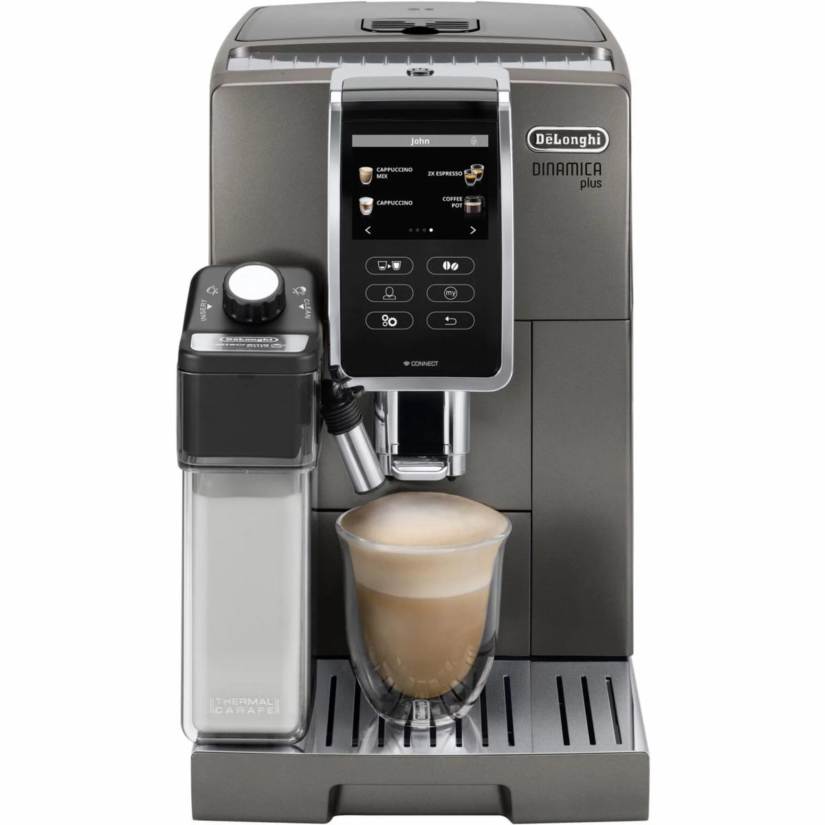 Smart Coffee and Espresso Machine with Automatic Milk Frother D5891