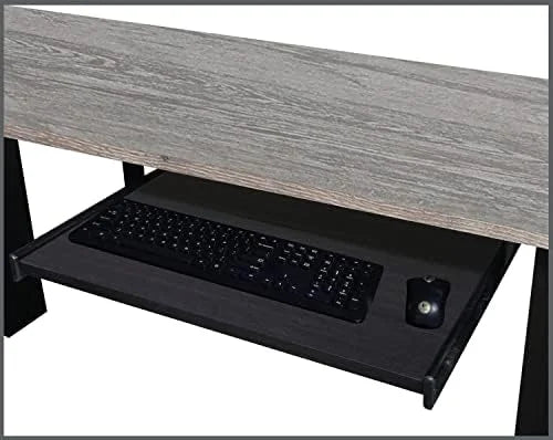 Espresso 1-Drawer Wood Writing Desk F746053