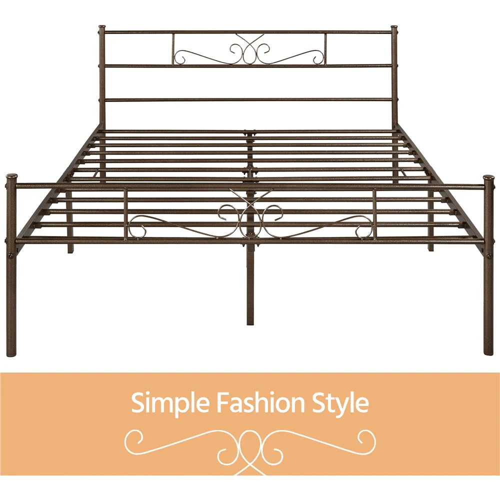 Queen Metal Platform Bed C3998