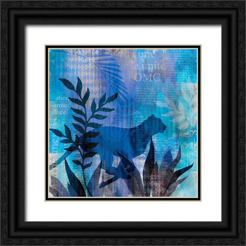 Black Ornate Wood Framed 15x15 Art Print F173519