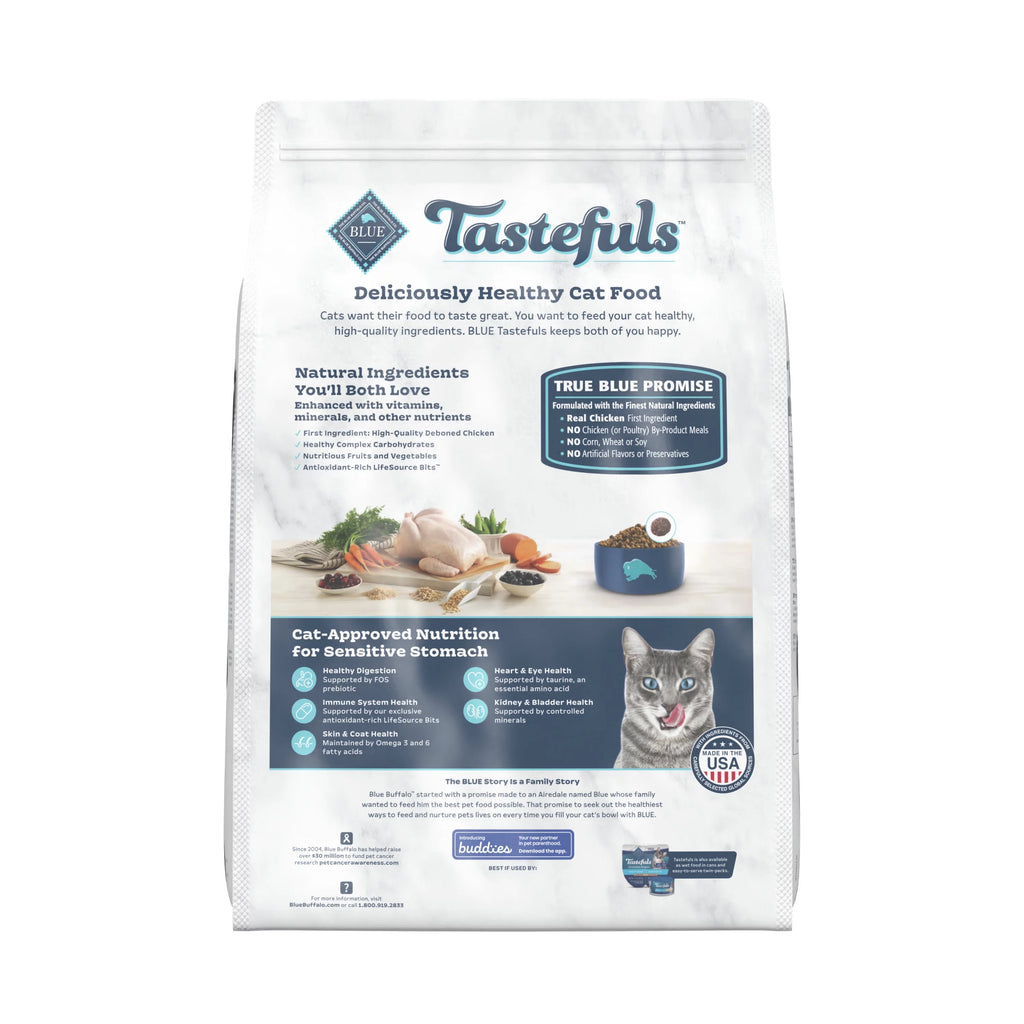 Natural Sensitive Stomach Adult Dry Cat Food Chicken 10lb S98661
