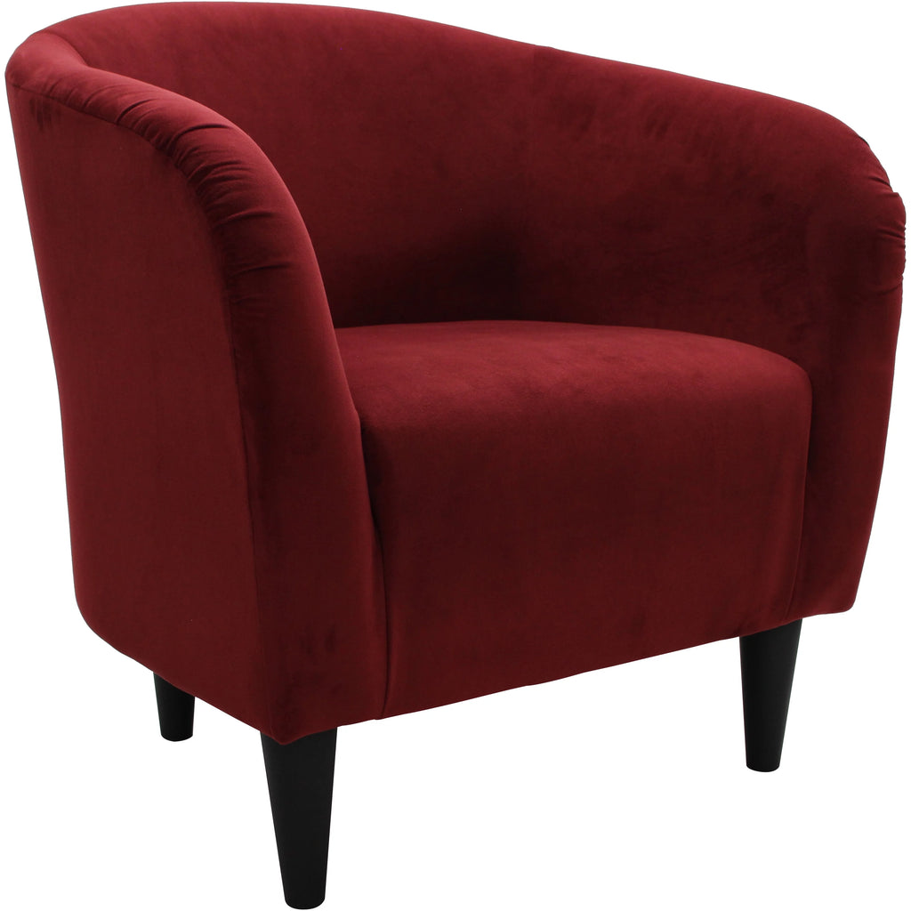 Dove Gray Microfiber Accent Chair C45527