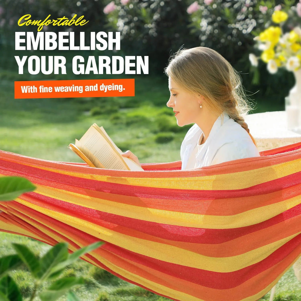 2 Person Steel Hammock with Stand R995