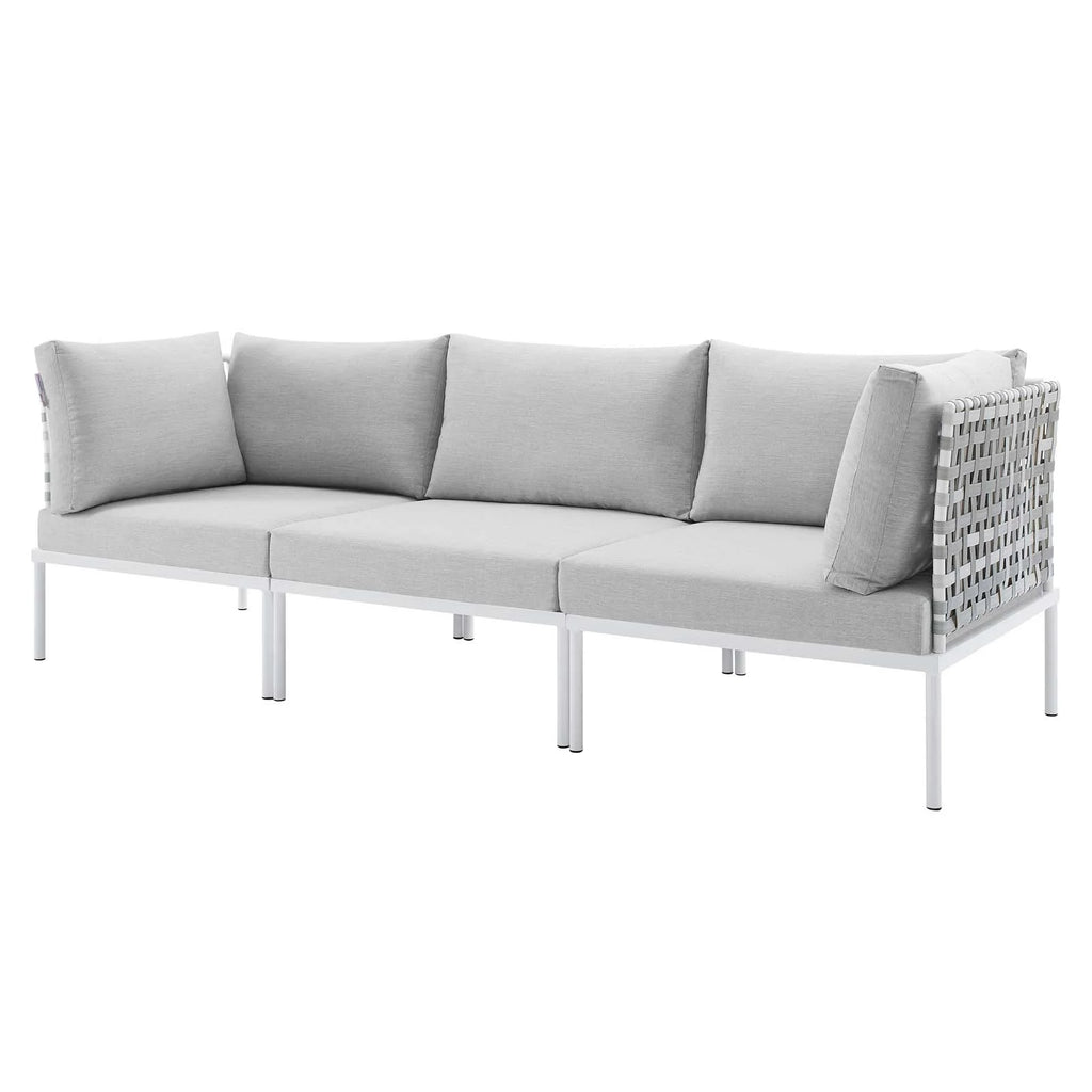 Grey Aluminum Outdoor Sofa A37665