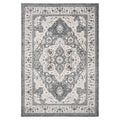 Grey Cream Traditional Oriental Rug 9' x 12' P4076
