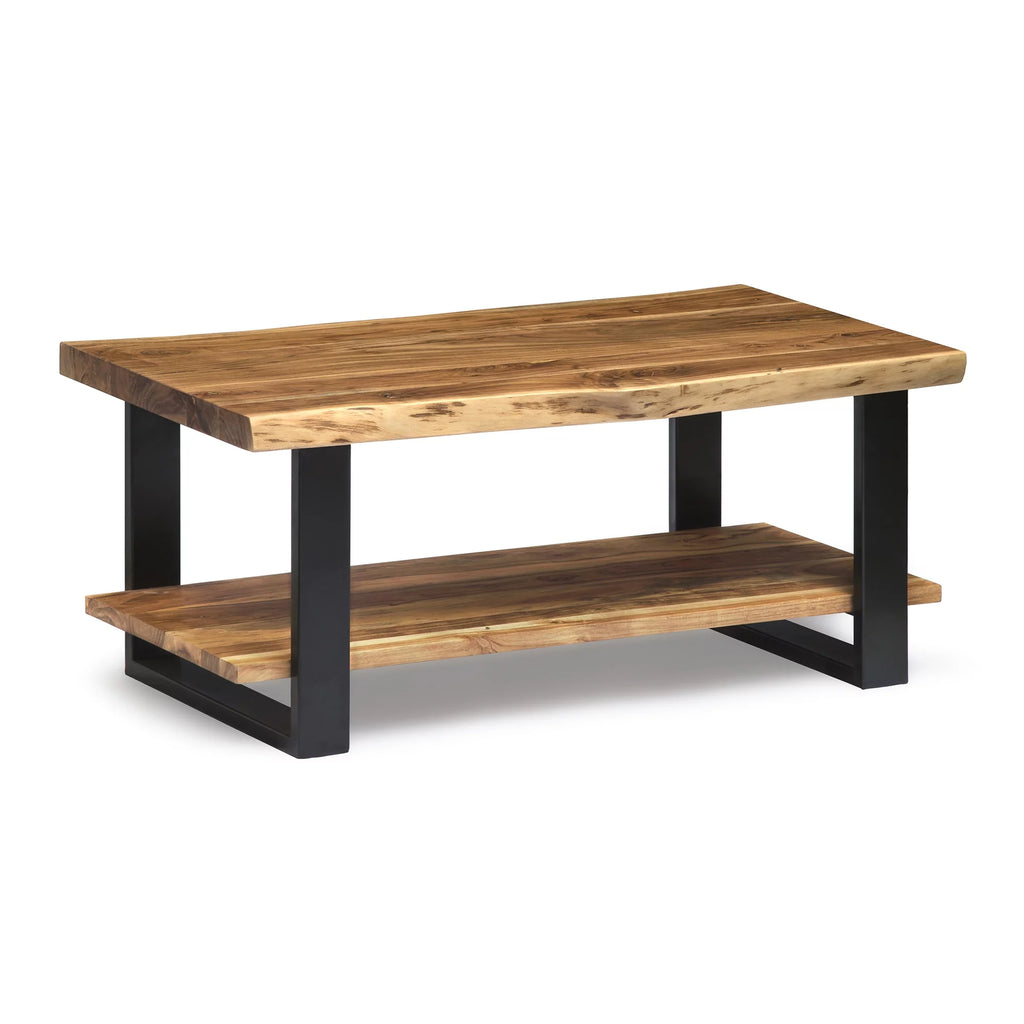 Natural Live Edge Wood Coffee Table X358797
