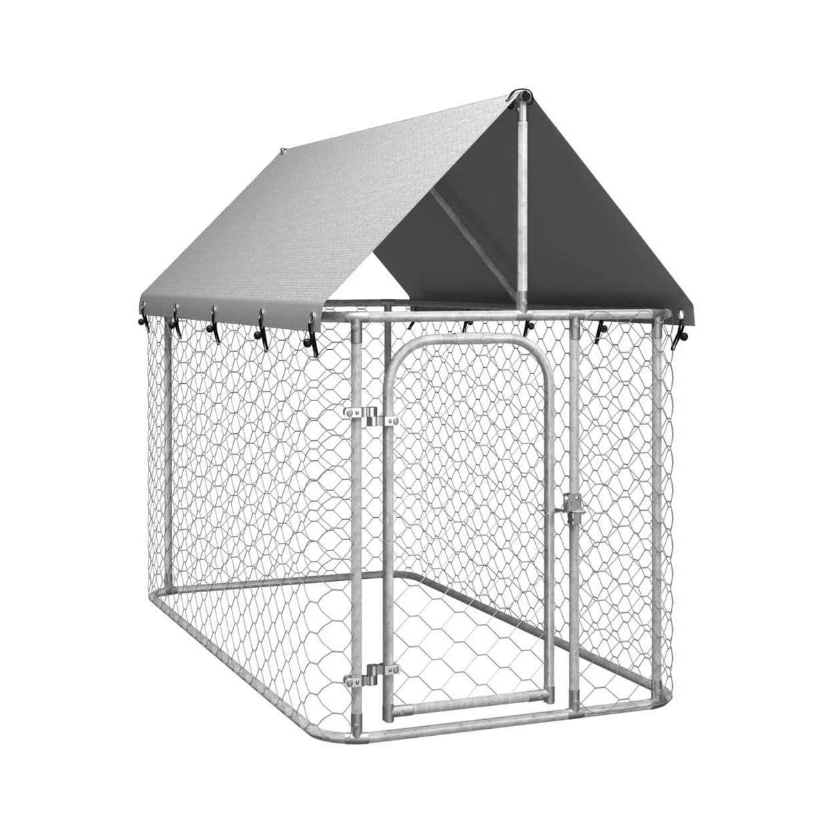 Outdoor Dog Kennel with Roof V759890