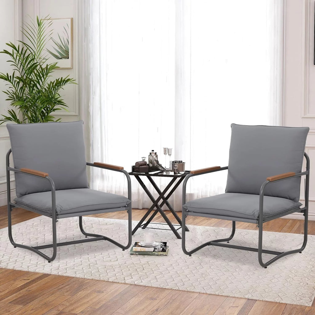 4 Piece Metal Outdoor Conversation Set with Cushions G937191