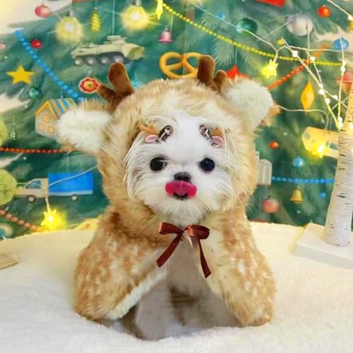 Christmas Dog Costume with Antlers F439875
