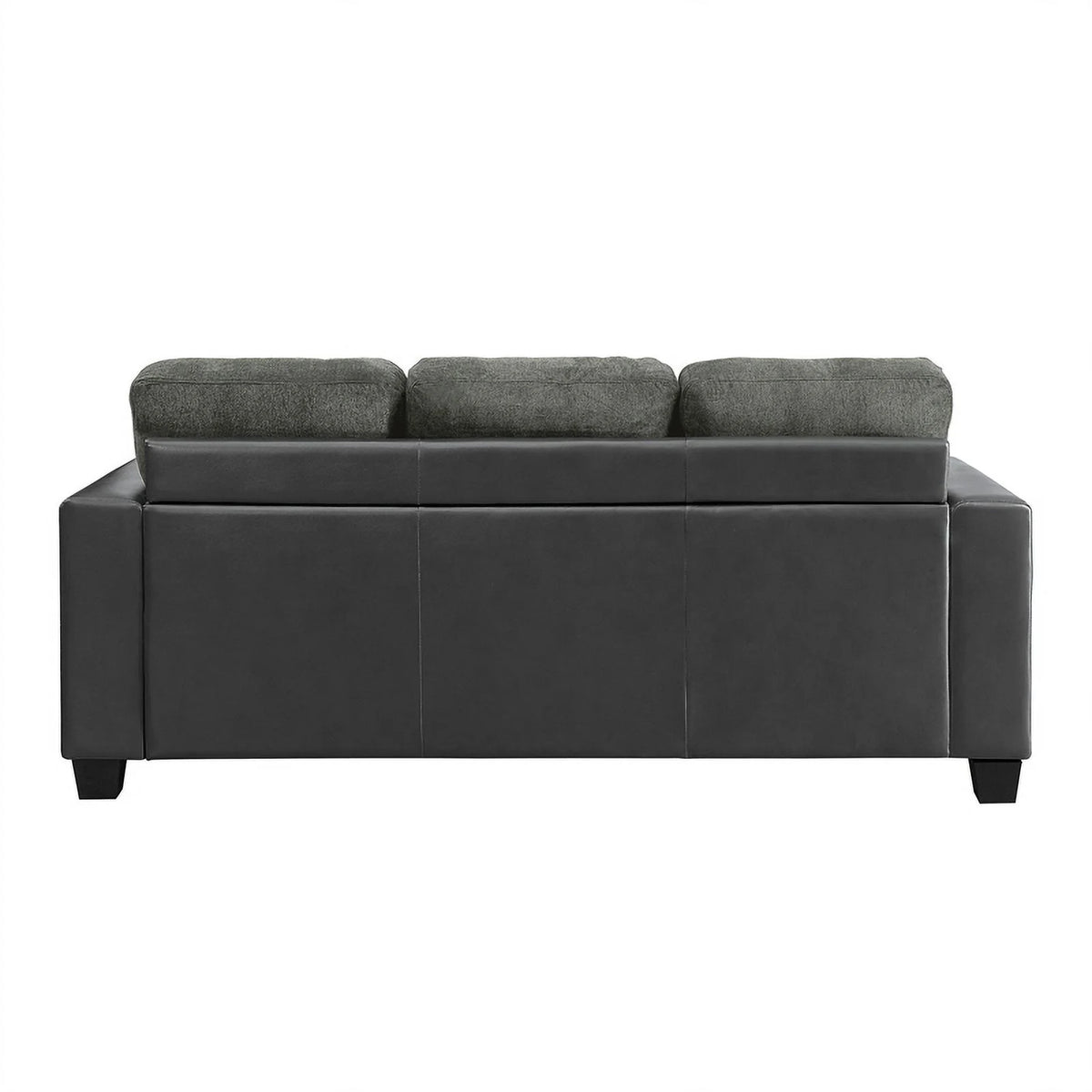 Gray Reversible Sofa Chaise with 2 Pillows H945372