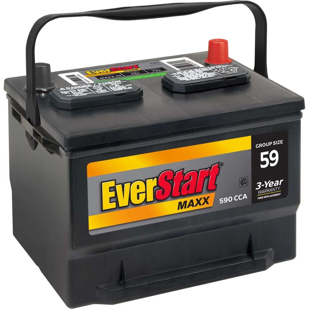 Lead Acid Automotive Battery Group Size 59 12 Volt 590 CCA J38606