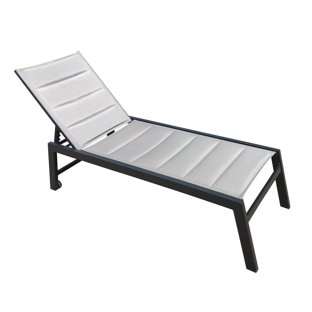 Five-Position Adjustable Aluminum Chaise Lounge Chair T983