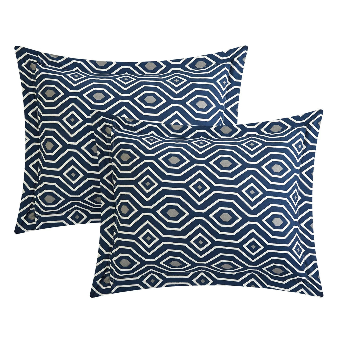 10 Piece Reversible Comforter Set Q9676